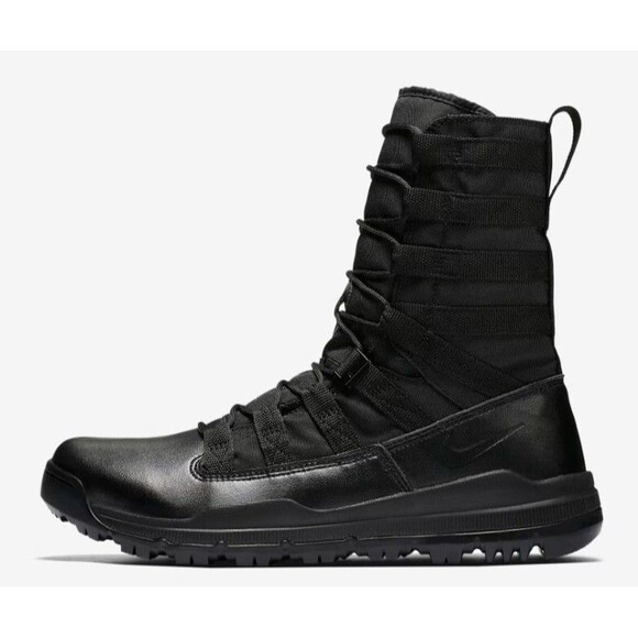 Nike Boots Men 12.5 Black SFB Gen 2 8" 922474-001 Gorpcore Tactical Leather Shoe - Picture 4 of 9